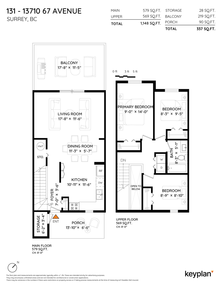 Outdoor Patio Photo of 131 13710 67 Avenue, Surrey, BC