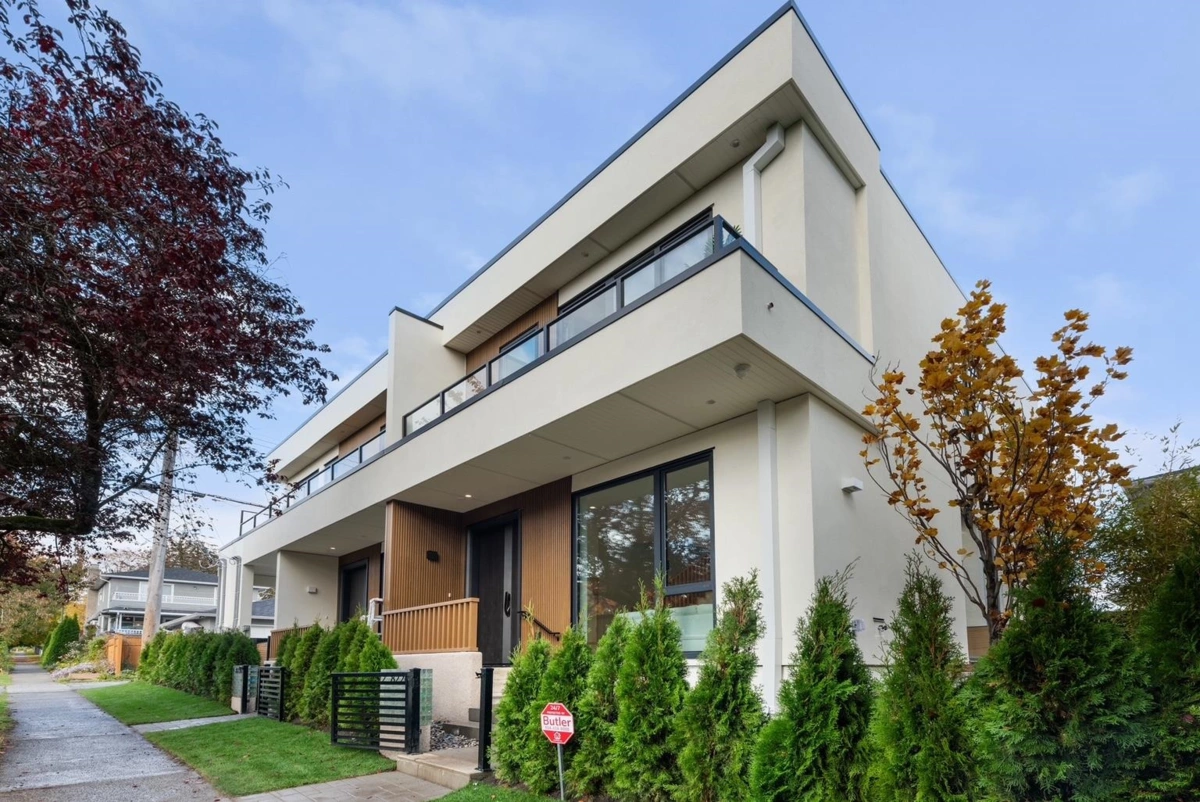 Exterior Rear Photo of 1 8226 Adera Street, Vancouver, BC