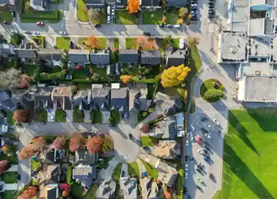 Aerial View of 4583 Aurora Court, Delta, BC