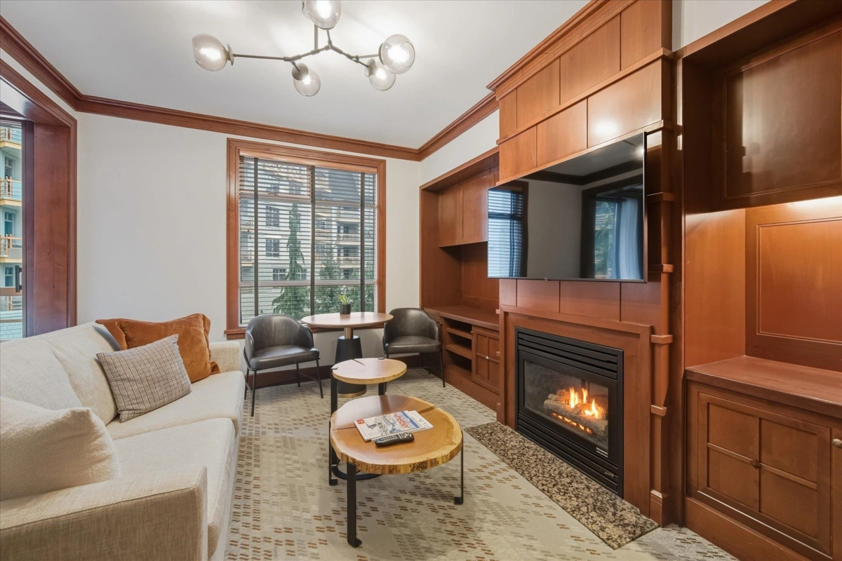 Living Room Photo of 454 4591 Blackcomb Way, Whistler, BC