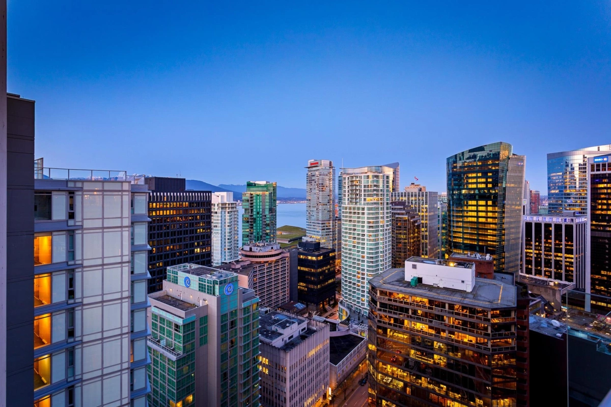 Bedroom 4 Photo of 3303 1189 Melville Street, Vancouver, BC