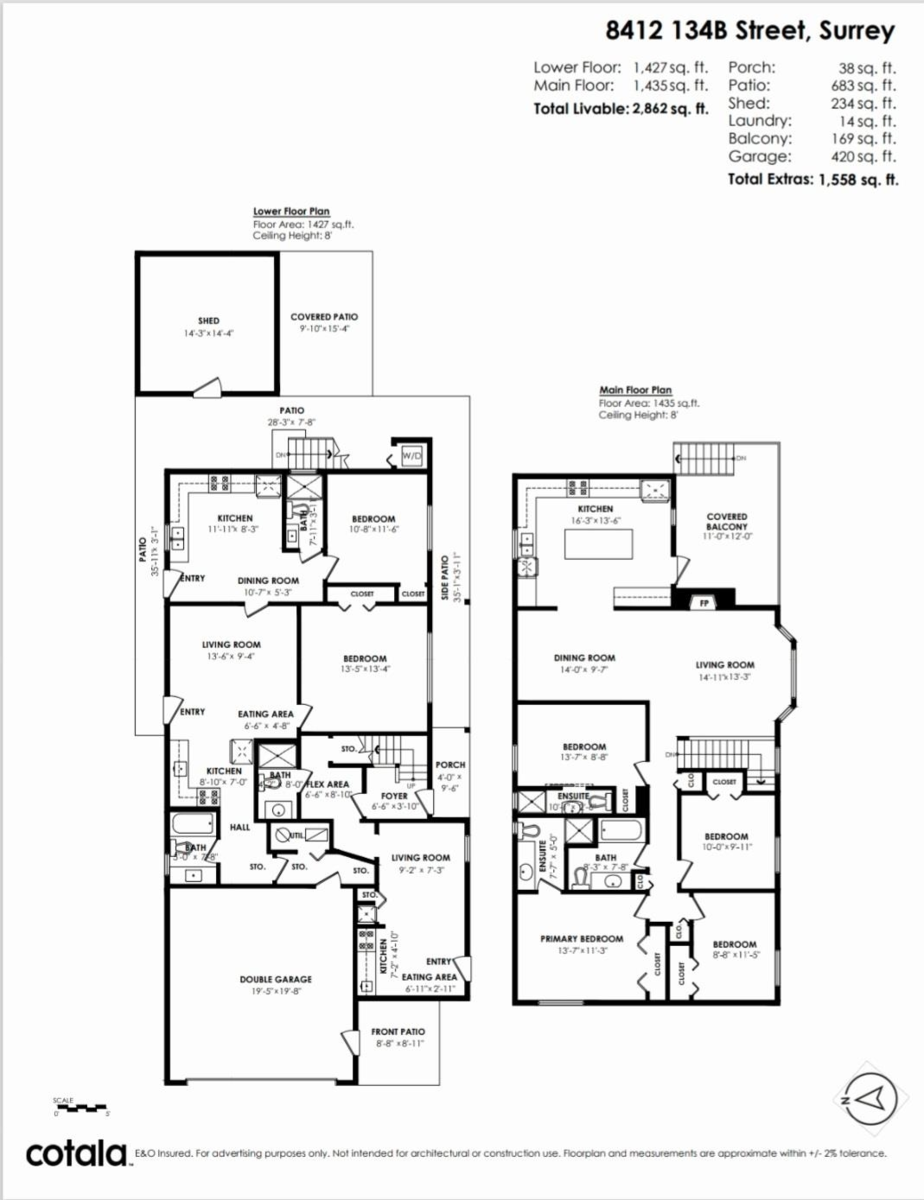 Outdoor Deck Photo of 8412 134b Street, Surrey, BC