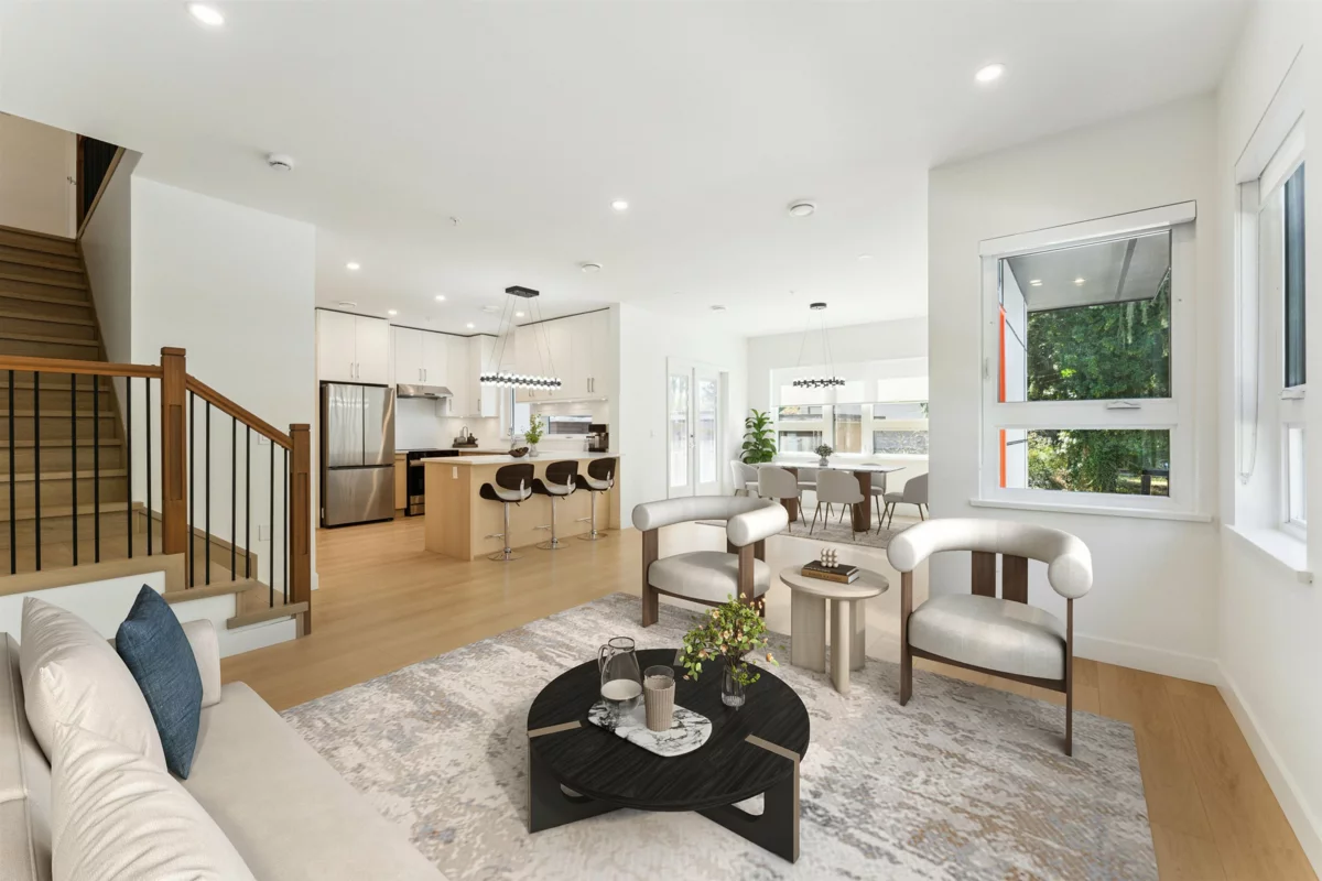 Exterior Rear Photo of 844 St. Denis Avenue, North Vancouver, BC