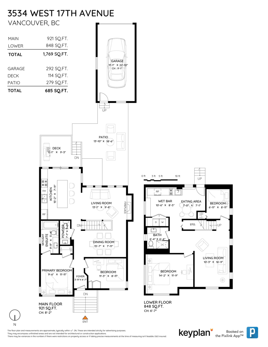 Outdoor Kitchen Photo of 3534 W 17th Avenue, Vancouver, BC