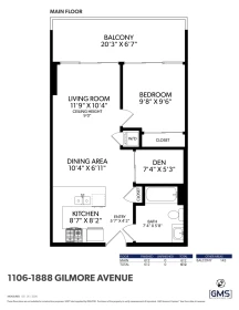 Street View Photo of 1106 1888 Gilmore Avenue, Burnaby, BC