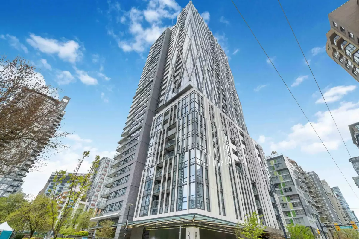 Exterior Rear Photo of 1305 1111 Richards Street, Vancouver, BC