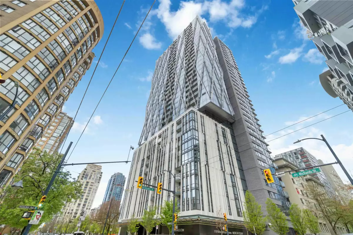 Living Room Photo of 1305 1111 Richards Street, Vancouver, BC