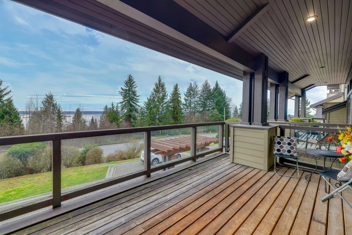 Aerial View of 5 2555 Skilift Road, West Vancouver, BC