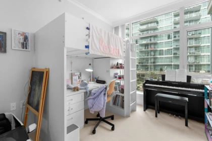 Basement Recreation Room Photo of 204 175 Victory Ship Way, North Vancouver, BC