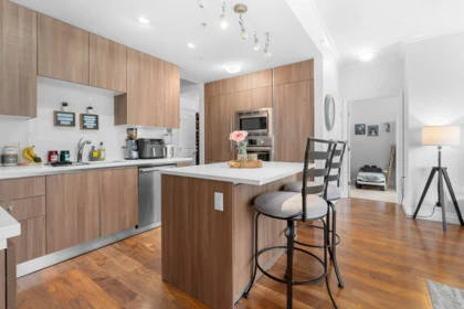 Kitchen Island Photo of 204 175 Victory Ship Way, North Vancouver, BC