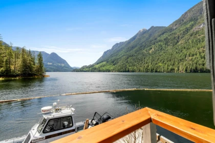 Aerial View of BLK 9 Narrows Inlet North Shoreline, Sechelt, BC