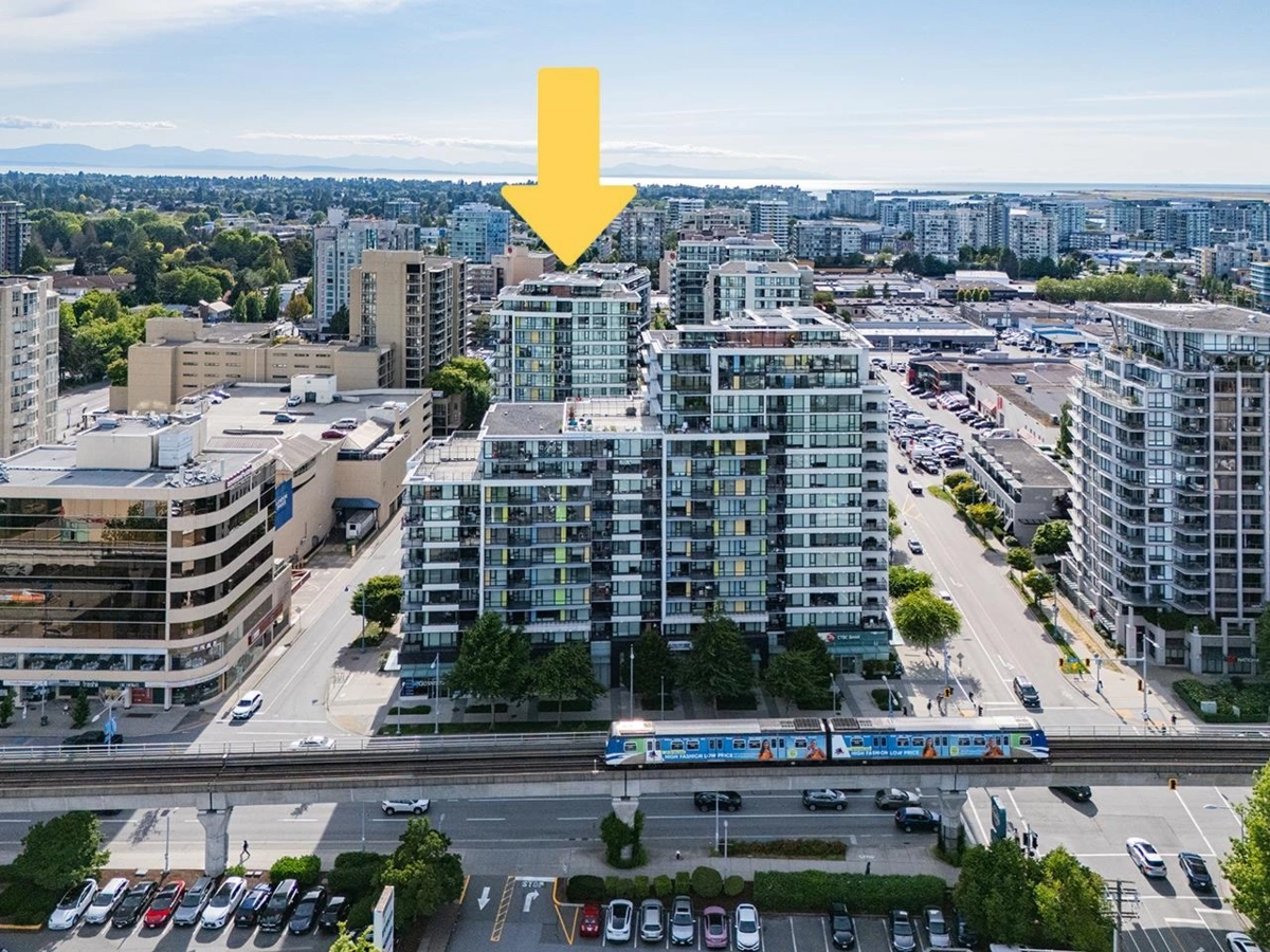 Exterior Rear Photo of 1005 7979 Firbridge Way, Richmond, BC