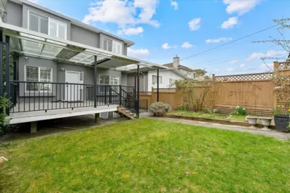 Aerial View of 817 W 60th Avenue, Vancouver, BC