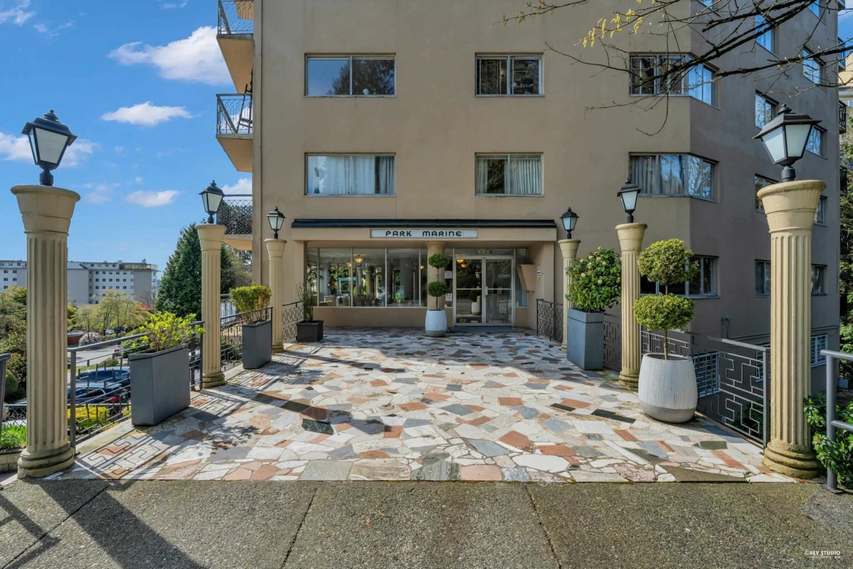 Exterior Rear Photo of 404 1930 Marine Drive, West Vancouver, BC