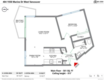 Staircase Photo of 404 1930 Marine Drive, West Vancouver, BC