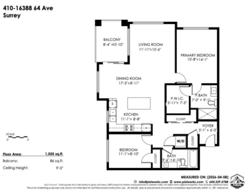 Aerial View of 410 16388 64 Avenue, Surrey, BC