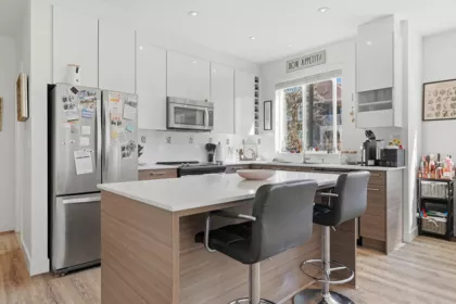 Kitchen Island Photo of 410 16388 64 Avenue, Surrey, BC