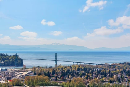 Aerial View of 2403 125 E 14th Street, North Vancouver, BC