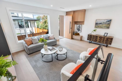 Basement Recreation Room Photo of 4 7750 Mayfield Street, Burnaby, BC