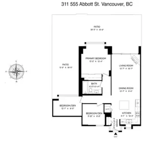 Walk-In Closet Photo of 311 555 Abbott Street, Vancouver, BC