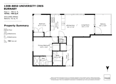 Garden / Landscaping Photo of 1308 8850 University Crescent, Burnaby, BC