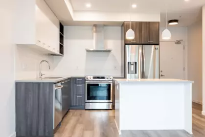 Kitchen Island Photo of B203 20087 68 Avenue, Langley, BC