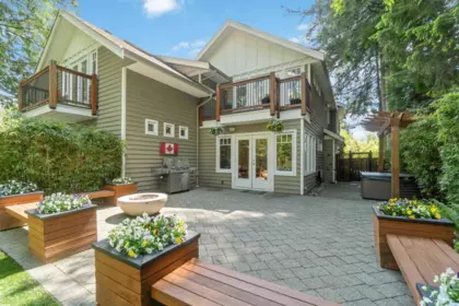 Aerial View of 1610 Ross Road, North Vancouver, BC