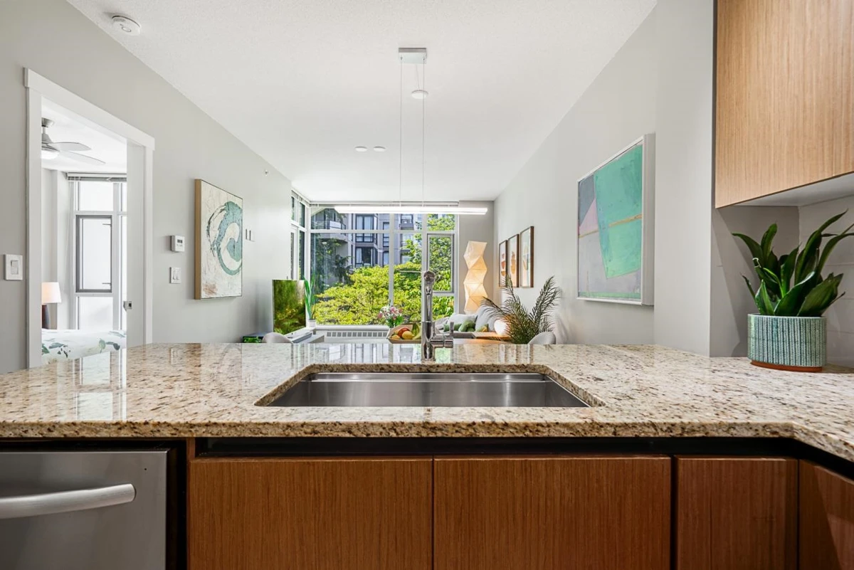 Family Room Photo of 202 135 W 2nd Street, North Vancouver, BC