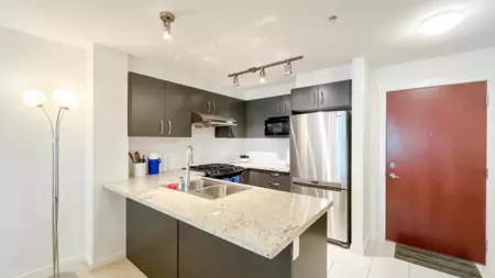 Kitchen Island Photo of 228 9288 Odlin Road, Richmond, BC