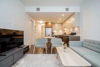 Kitchen Island Photo of 308 645 Como Lake Avenue, Coquitlam, BC