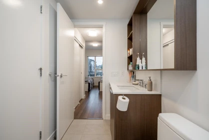 Powder Room Photo of 308 645 Como Lake Avenue, Coquitlam, BC
