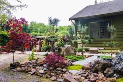 Aerial View of 577 Pratt Road, Gibsons, BC