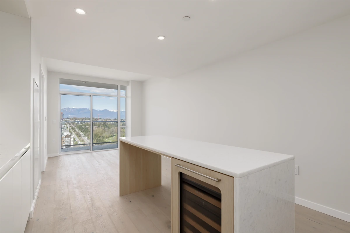 Living Room Photo of 2501 7433 Cambie Street, Vancouver, BC