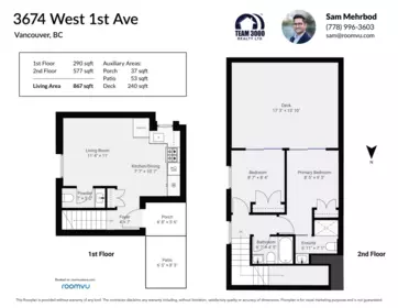 Entry Foyer Photo of 3674 W 1st Avenue, Vancouver, BC
