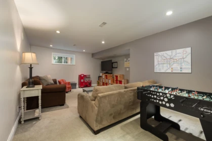Basement Recreation Room Photo of 152 Harvey Street, New Westminster, BC