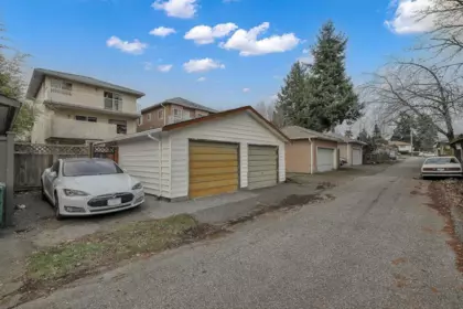 Aerial View of 5136 Portland Street, Burnaby, BC