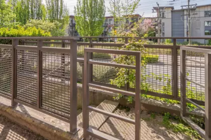 Aerial View of 3107 E Kent Avenue North Avenue, Vancouver, BC