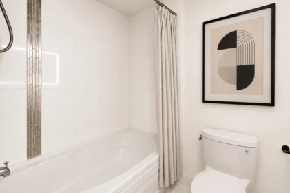 Guest Bathroom Photo of 201 3939 Knight Street, Vancouver, BC