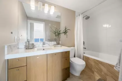 Basement Recreation Room Photo of 1708 6971 Elmbridge Way, Richmond, BC