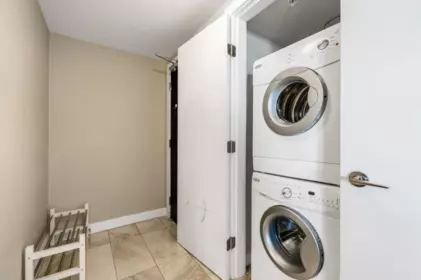 Laundry Room Photo of 1708 6971 Elmbridge Way, Richmond, BC
