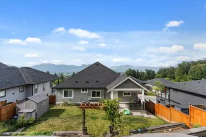 Aerial View of 15 8295 Nixon Road, Chilliwack, BC