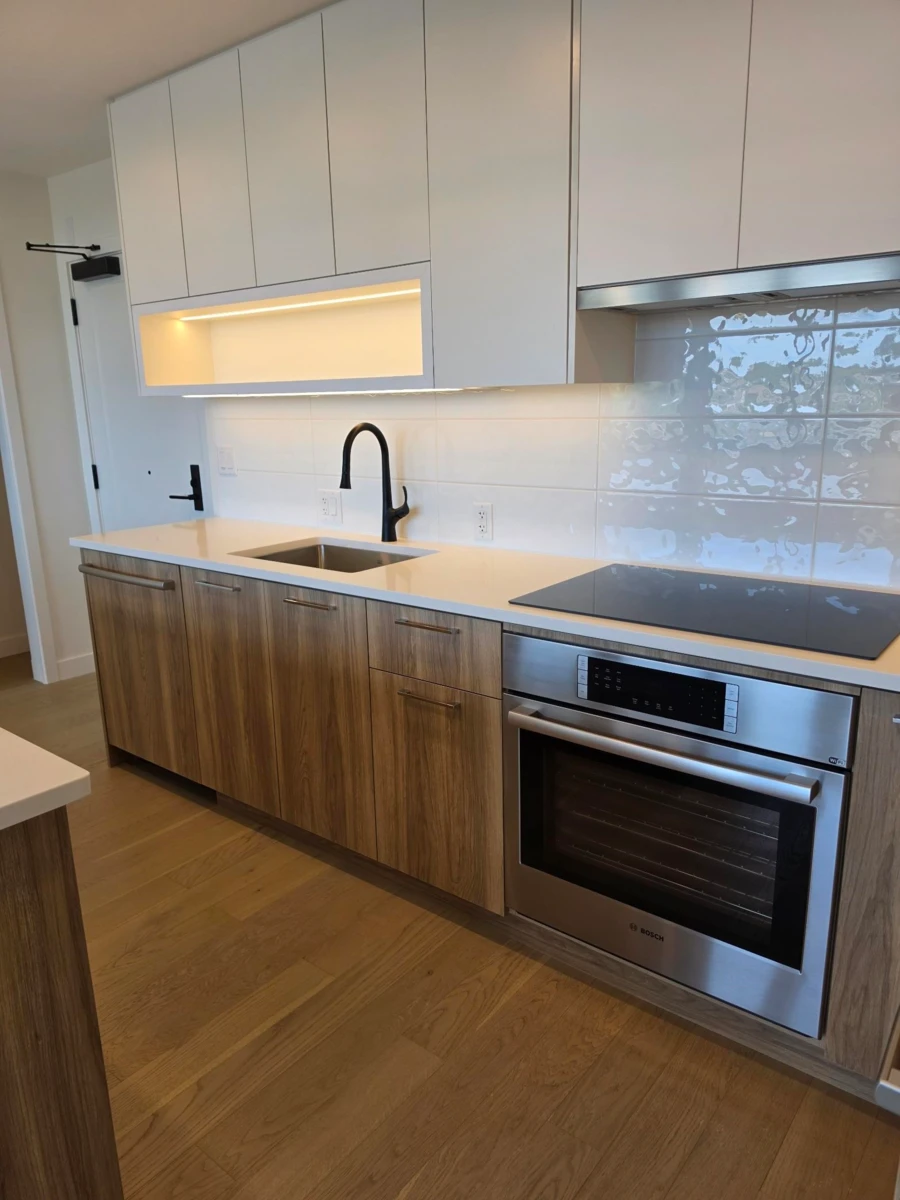 Living Room Photo of 504 8398 Oak Street, Vancouver, BC