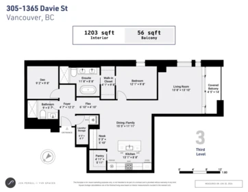 Hallway Photo of 305 1365 Davie Street, Vancouver, BC