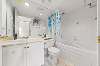 Guest Bathroom Photo of 104 177 W 5th Street, North Vancouver, BC
