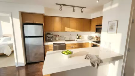 Kitchen Island Photo of 1003 2770 Sophia Street, Vancouver, BC