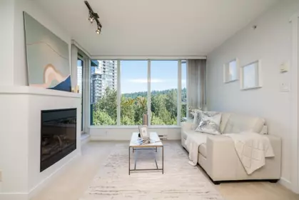 Basement Recreation Room Photo of 1209 660 Nootka Way, Port Moody, BC