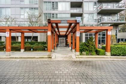 Living Room Photo of 1209 660 Nootka Way, Port Moody, BC
