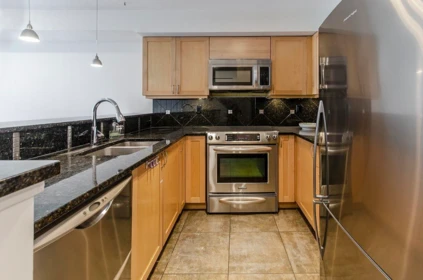 Kitchen Island Photo of 308 1707 Charles Street, Vancouver, BC