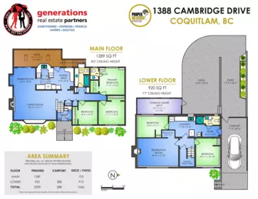 Playground / Recreational Area Near 1388 Cambridge Drive, Coquitlam, BC