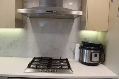 Kitchen Island Photo of 508 8800 Hazelbridge Way, Richmond, BC